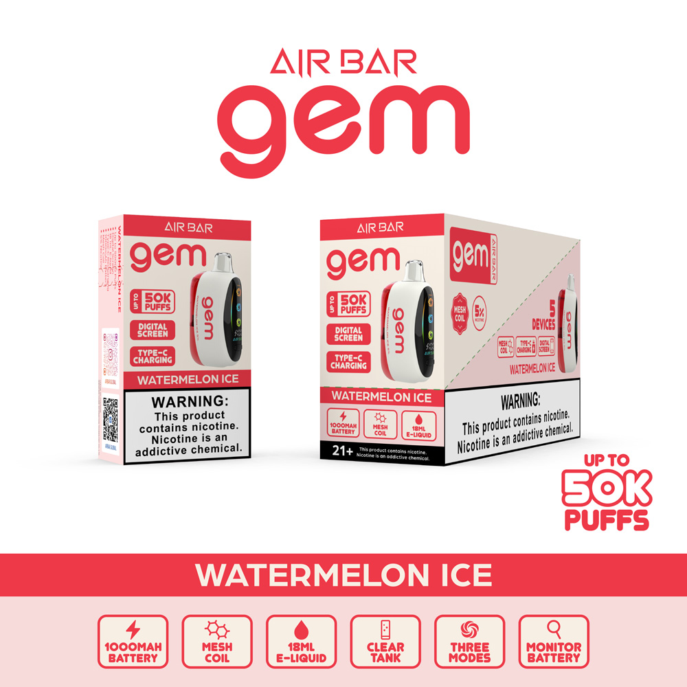 Air Bar Gem 50000 Puffs 5pk