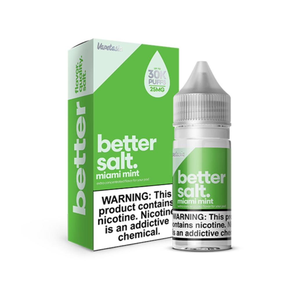Miami Mint Bettersalt By Vapetasia