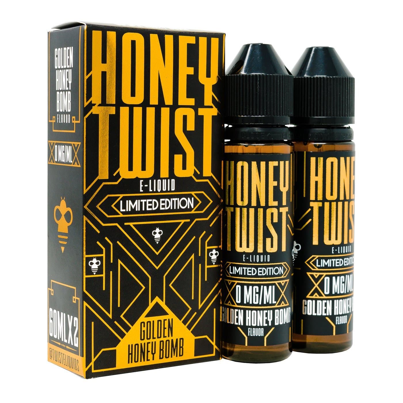 Golden Honey Bomb By Honey Twist 2x60ml RZ Smoke Vape & Smoke Wholesale Distributor