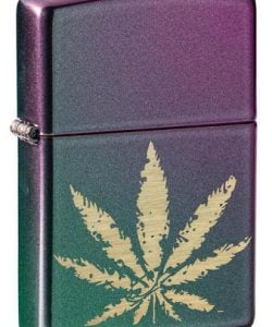Iridescent Marijuana Leaf #49185 By Zippo