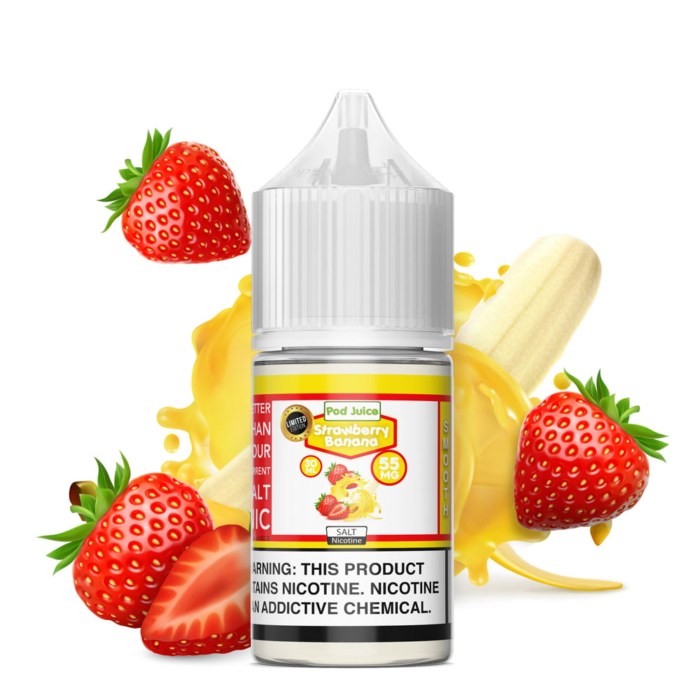 Strawberry Banana By Pod Juice Salts RZ Smoke Vape & Smoke Shop