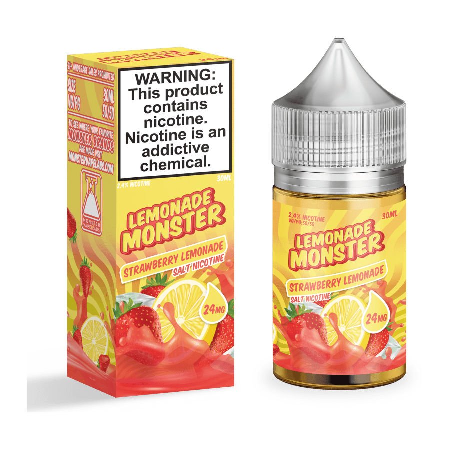 Strawberry Lemonade By Lemonade Monster Salts 30ml – RZ Smoke - Vape ...