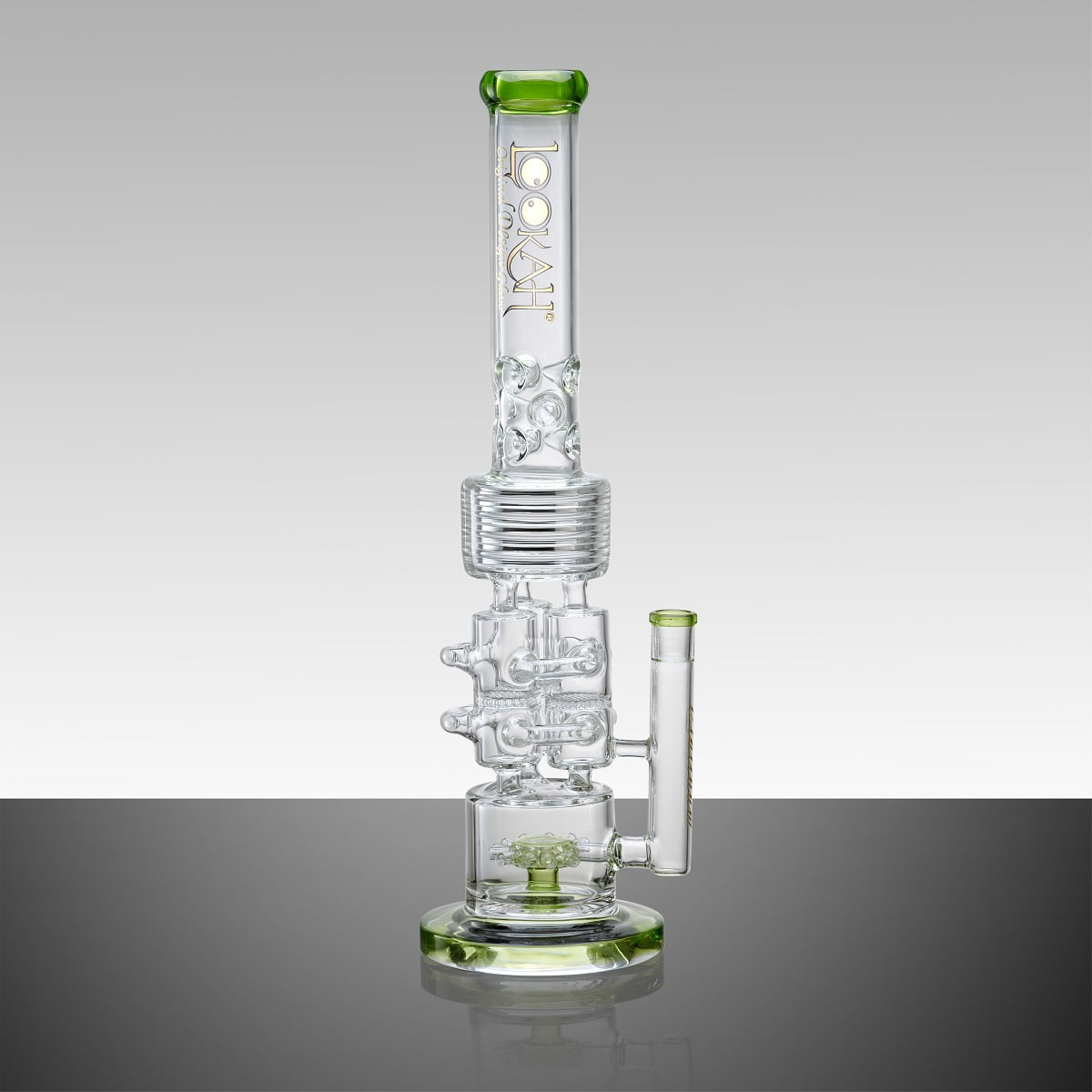 19.5" LOOKAH Glass Skyscraper Water Pipe RZ Smoke Vape & Smoke