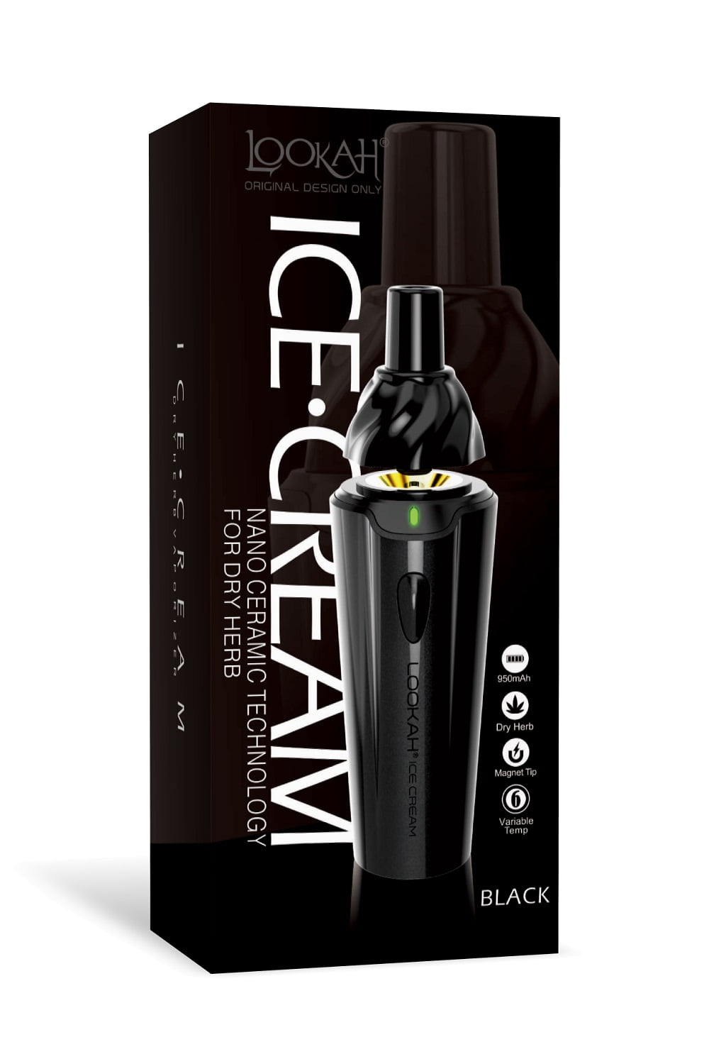 Lookah Ice Cream Dry Herb Vaporizer Wholesale RZ Smoke Vape & Smoke