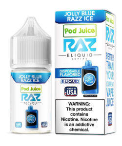 Jolly Blue Razz Ice By RAZ x Pod Juice 55