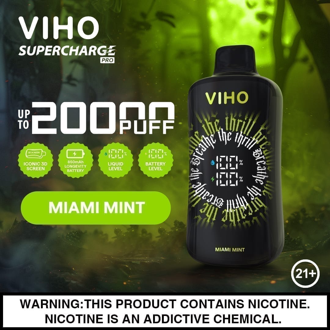 how much is elf bar vape VIHO Supercharge 20000 (Iced Flavors)