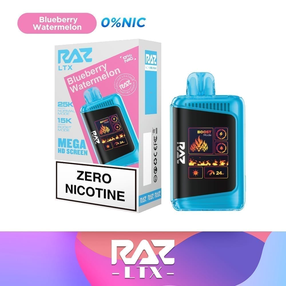 RAZ LTX 25000 Puffs 0% Nicotine 5pk  RZ Smoke - Vape & Smoke Shop Wholesale  Distributor