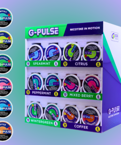 G-Pulse Nicotine Pouches Display