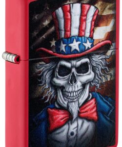 Uncle Sam Skull Design #46696 By Zippo