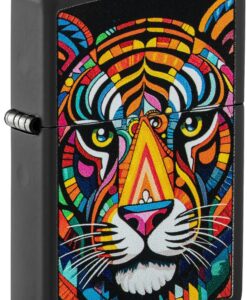 Colorful Tiger Design #46235 By Zippo