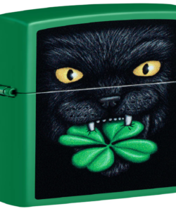 Lucky Cat Clover Design #46721 By Zippo