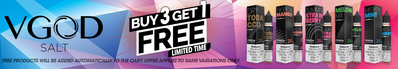 VGOD - Buy 3 Get 1 Free
